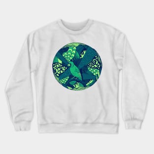 Ngreen Circle of The Northern Cardinal Crewneck Sweatshirt